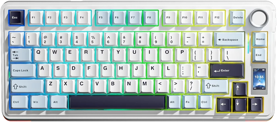 Klaviatūra Aula S75 Pro (Glacier Mėlyna)