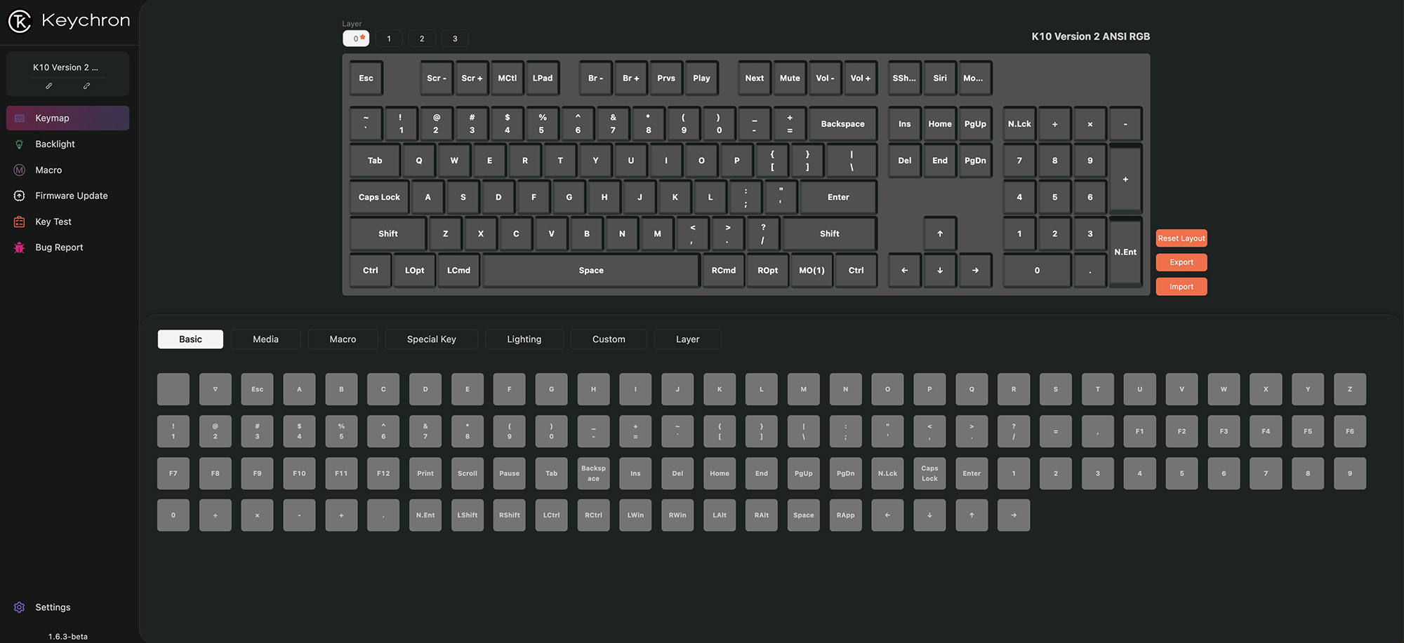 Klaviatūra Keychron K10X-J1 Viso dydžio Raudona jungiklis RGB karštojo keitimo aprašymas - Prekės nuotrauka