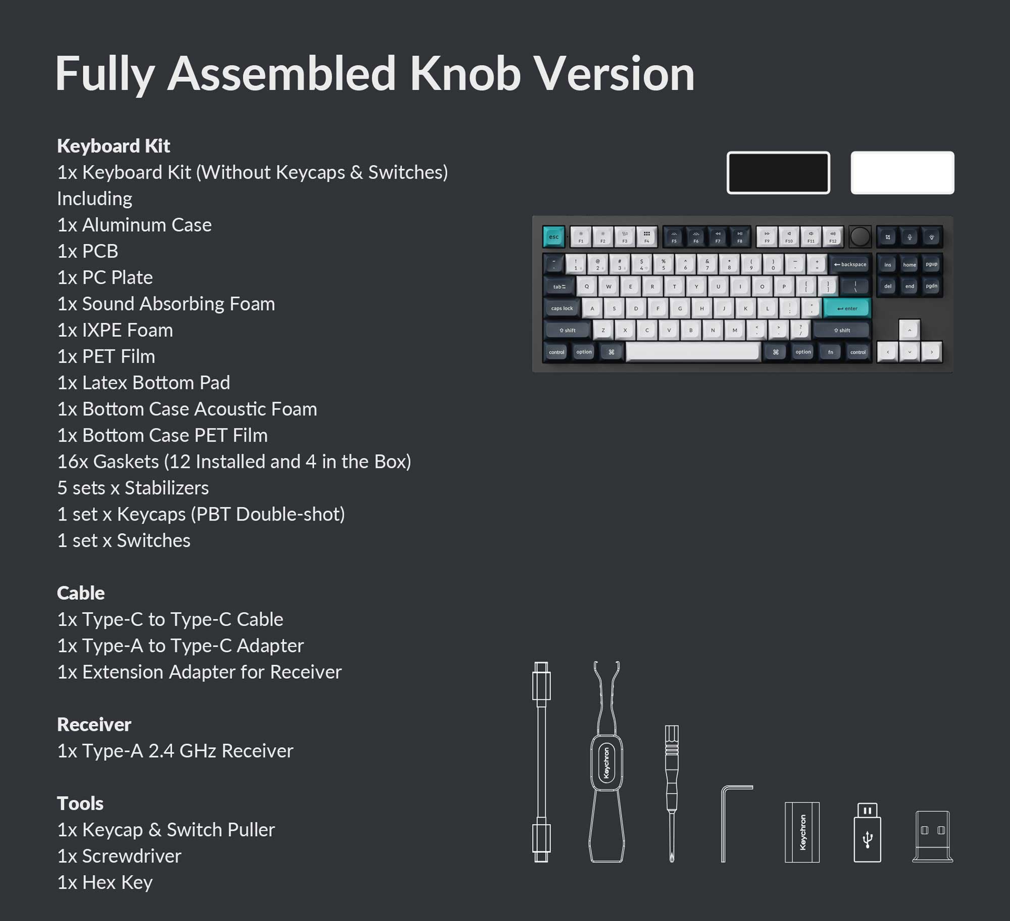 Klaviatūra Keychron Q3 Max (Carbon Juodas) - Gateron Jupiter Raudona Switches aprašymas - Prekės nuotrauka Klaviatūra Keychron Q3 Max (Carbon Juodas) - Gateron Jupiter Raudona Switches aprašymas - Prekės nuotrauka