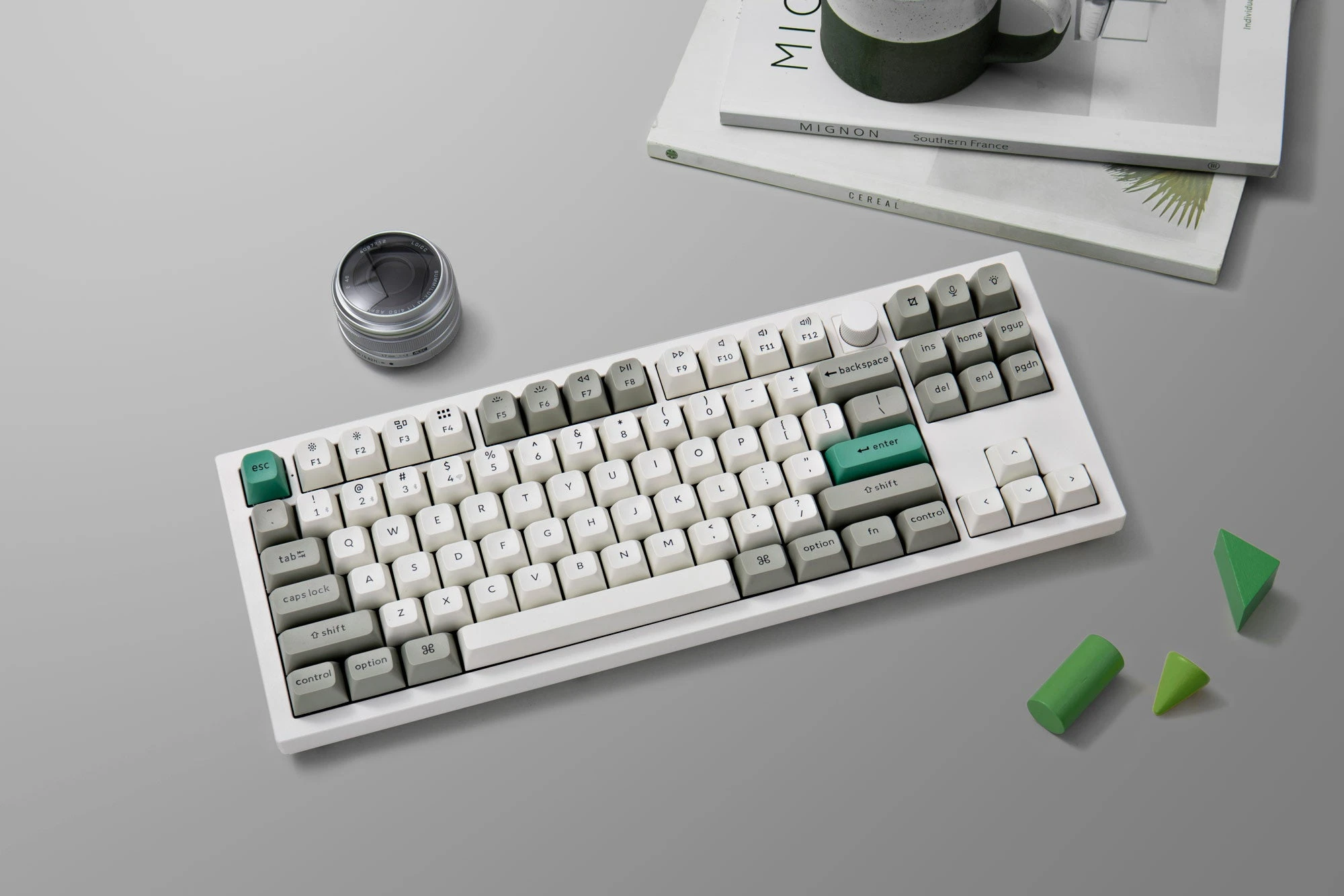 Klaviatūra Keychron Q3 Max 80% TKL Brown Switch Carbon Juodas aprašymas - Prekės nuotrauka