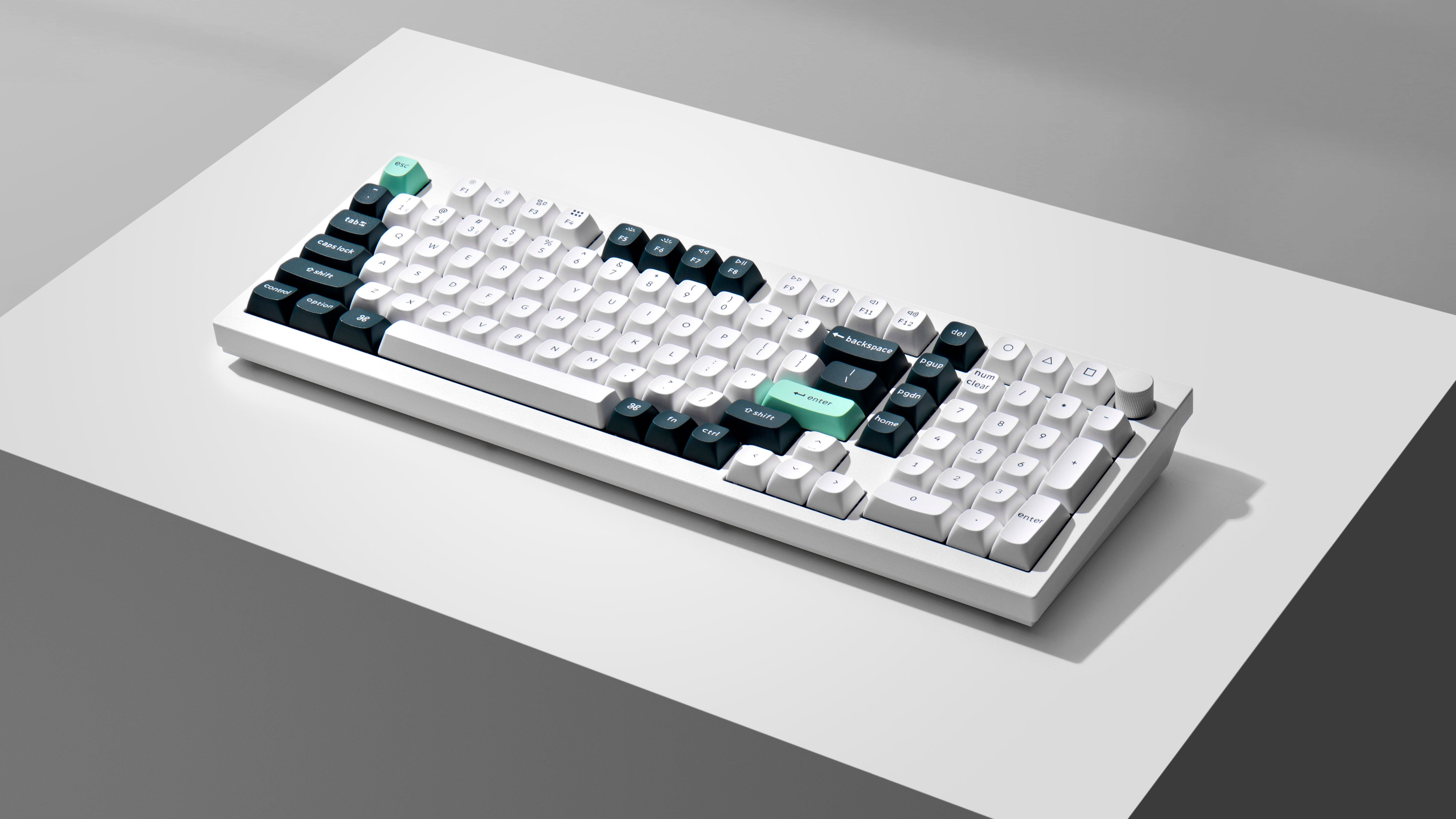 Klaviatūra Keychron Q5 Magnetinė Hall Effect (Shell Baltas) - Gateron Magnetic Nebula Switches aprašymas - Prekės nuotrauka