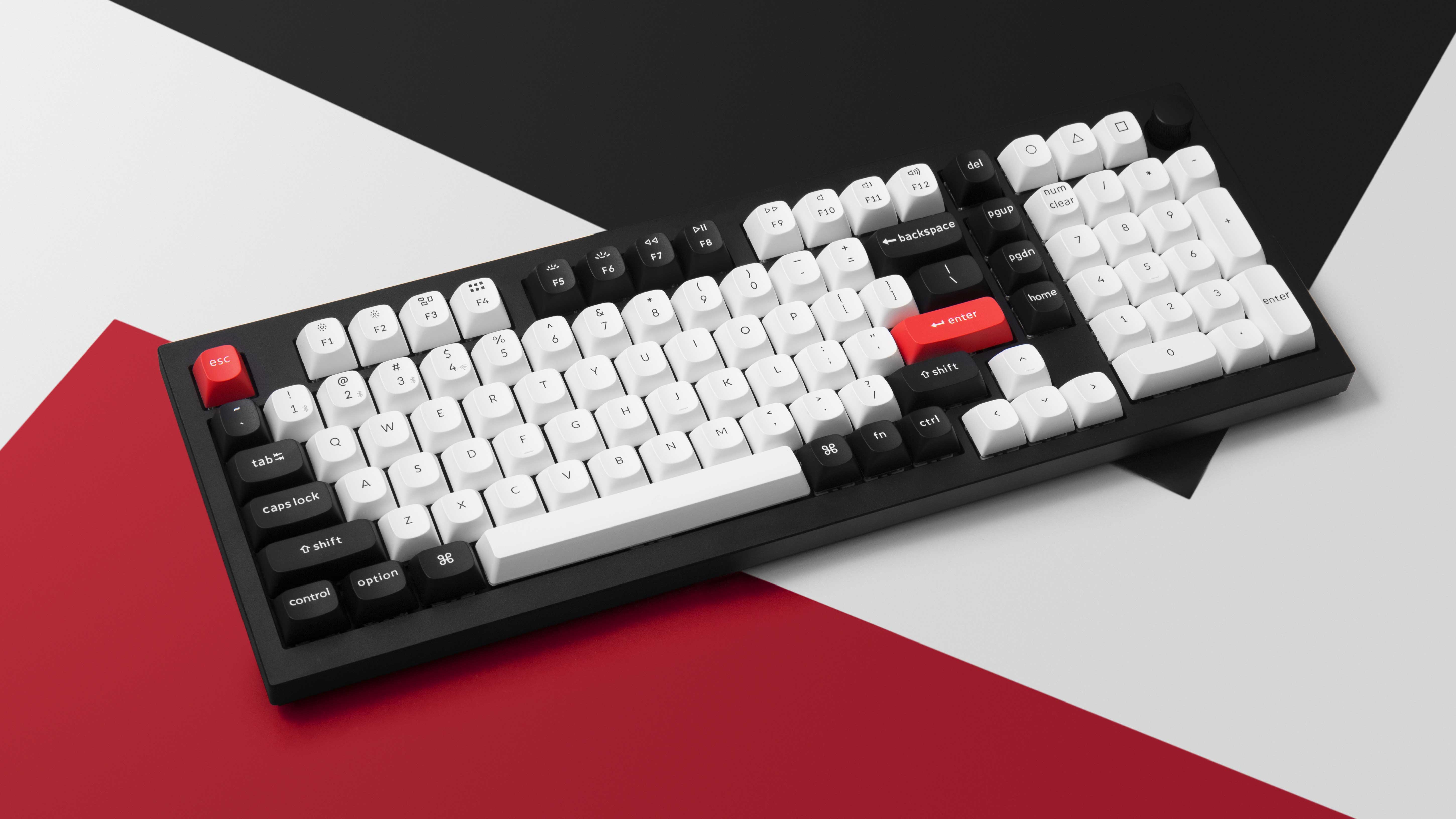 Klaviatūra Keychron Q5 Magnetinė Hall Effect (Shell Baltas) - Gateron Magnetic Nebula Switches aprašymas - Prekės nuotrauka