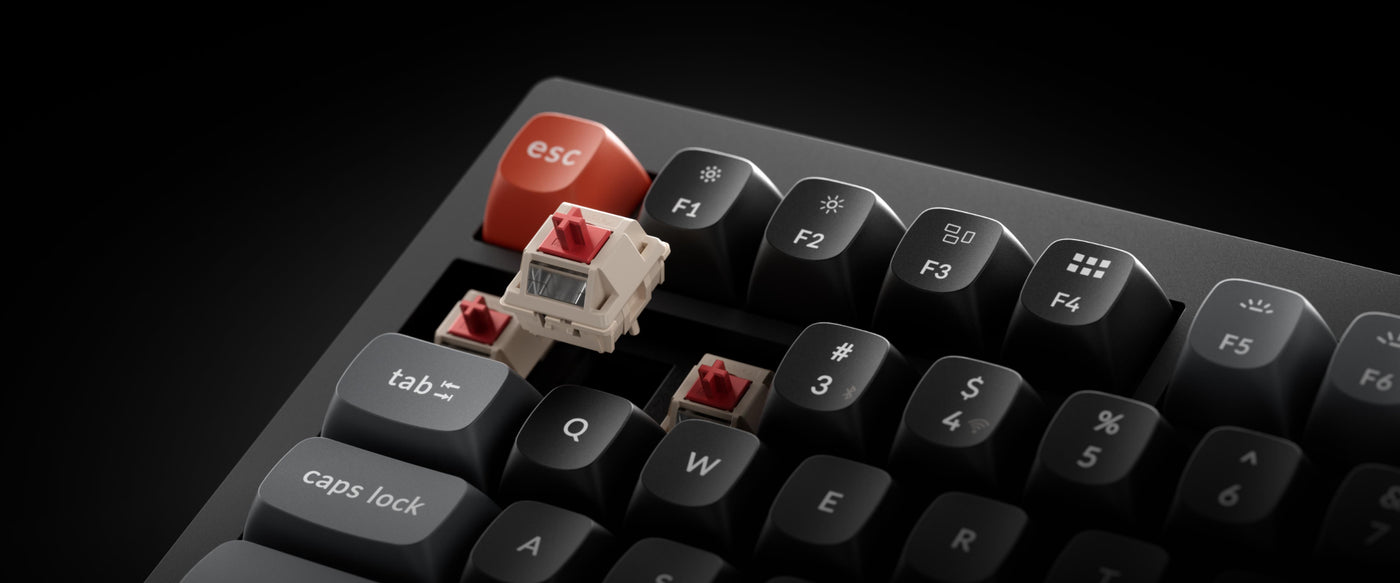 Klaviatūra Keychron V3 Ultra (Juoda) - Keychron Silk POM Brown Switches aprašymas - Prekės nuotrauka