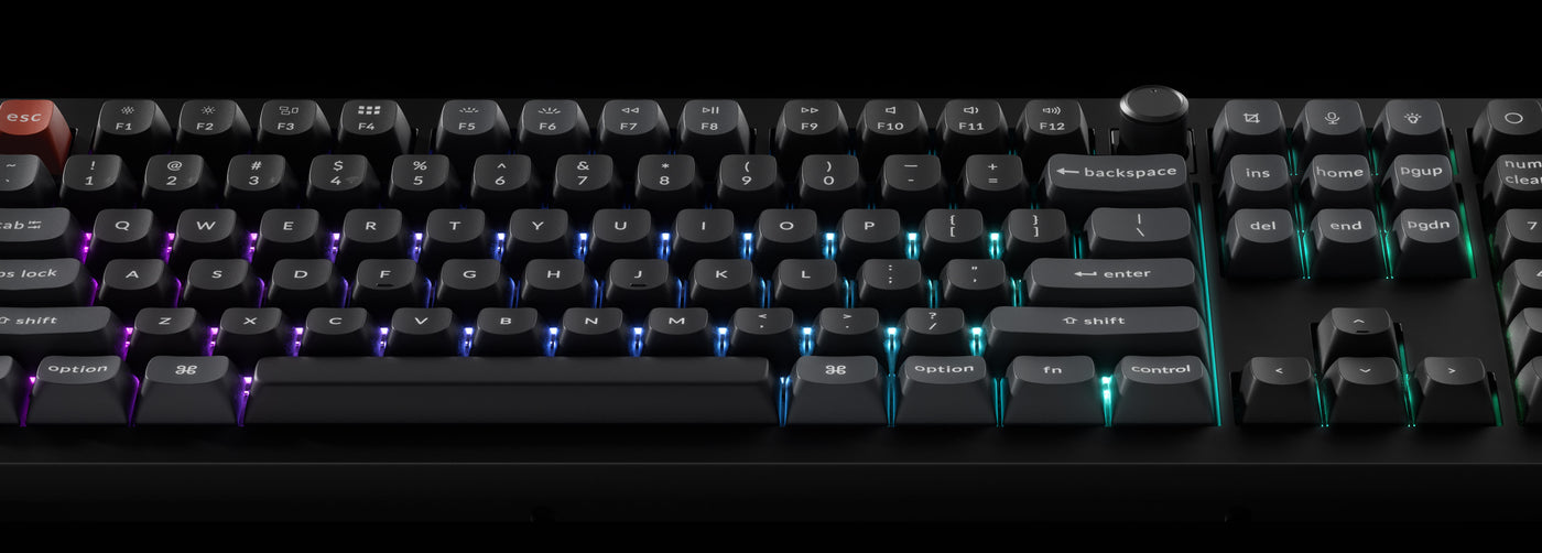 Klaviatūra Keychron V6U-D3 Full Size Silk POM Brown Switch Juodas aprašymas - Prekės nuotrauka