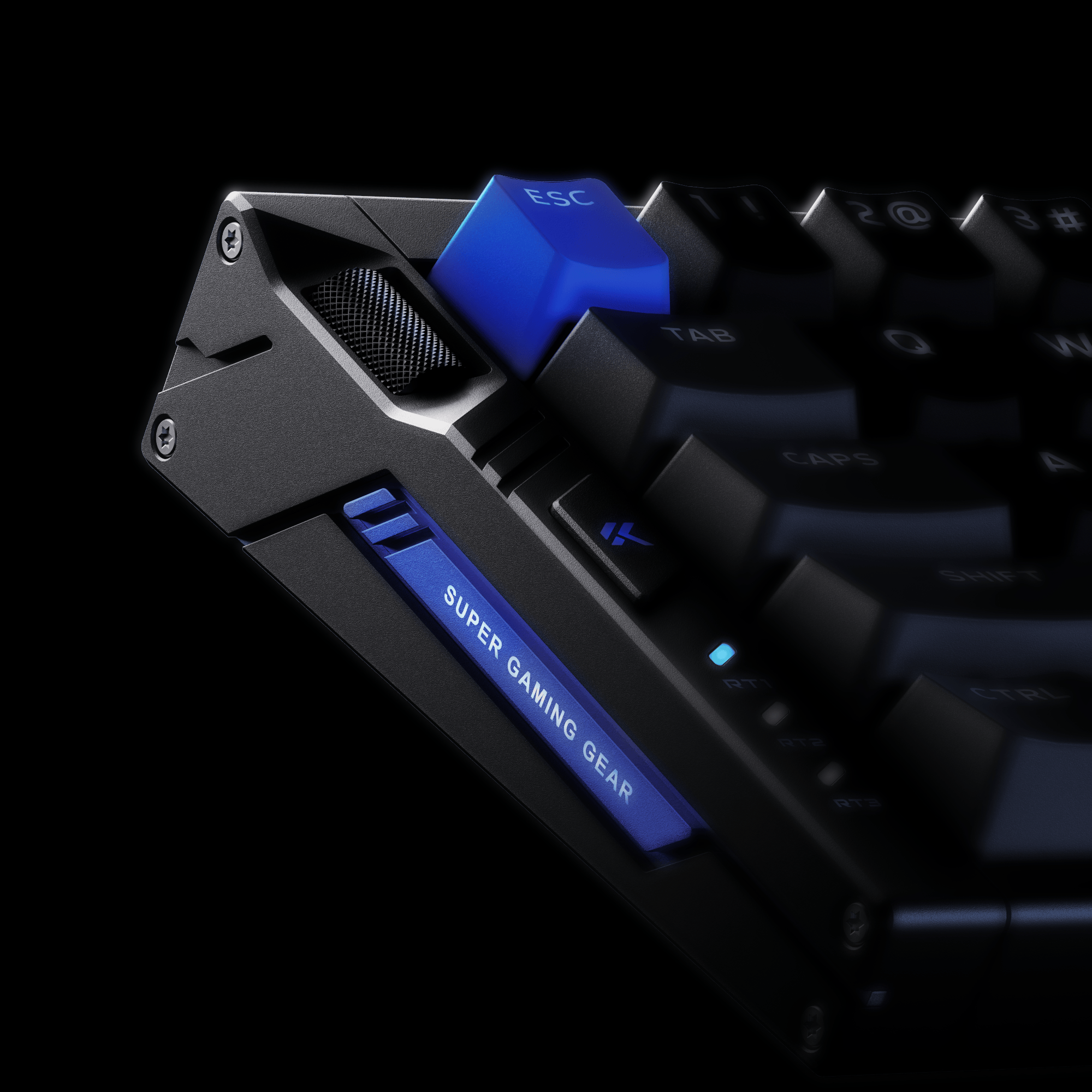 Klaviatūra MCHOSE Ace 68 Turbo Full-aluminum Esports Magnetinė Hall Effect (Nova Baltas) - Mount Tai Magnetic Switch GT Switches aprašymas - Prekės nuotrauka