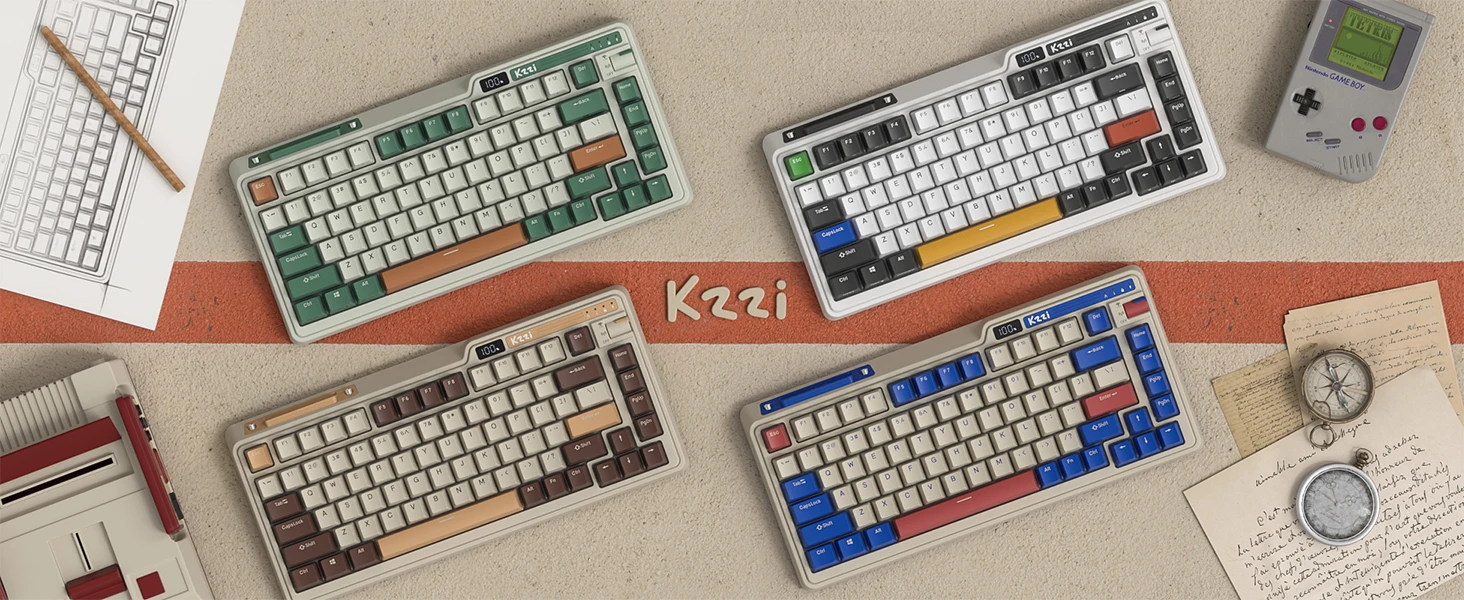 Klaviatūra Royal Kludge KZZI K75 Pro (Mousse) - Eternity Tactile switches aprašymas - Prekės nuotrauka