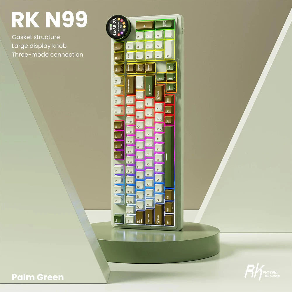 Klaviatūra Royal Kludge N99 (Phantom) - RK Violet (Tylus) aprašymas - Prekės nuotrauka