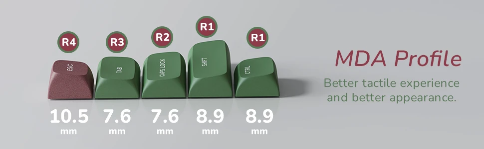 Mėlyna Klaviatūra Royal Kludge R65 (Žalias sand) - RK Mėlyna aprašymas - Prekės nuotrauka