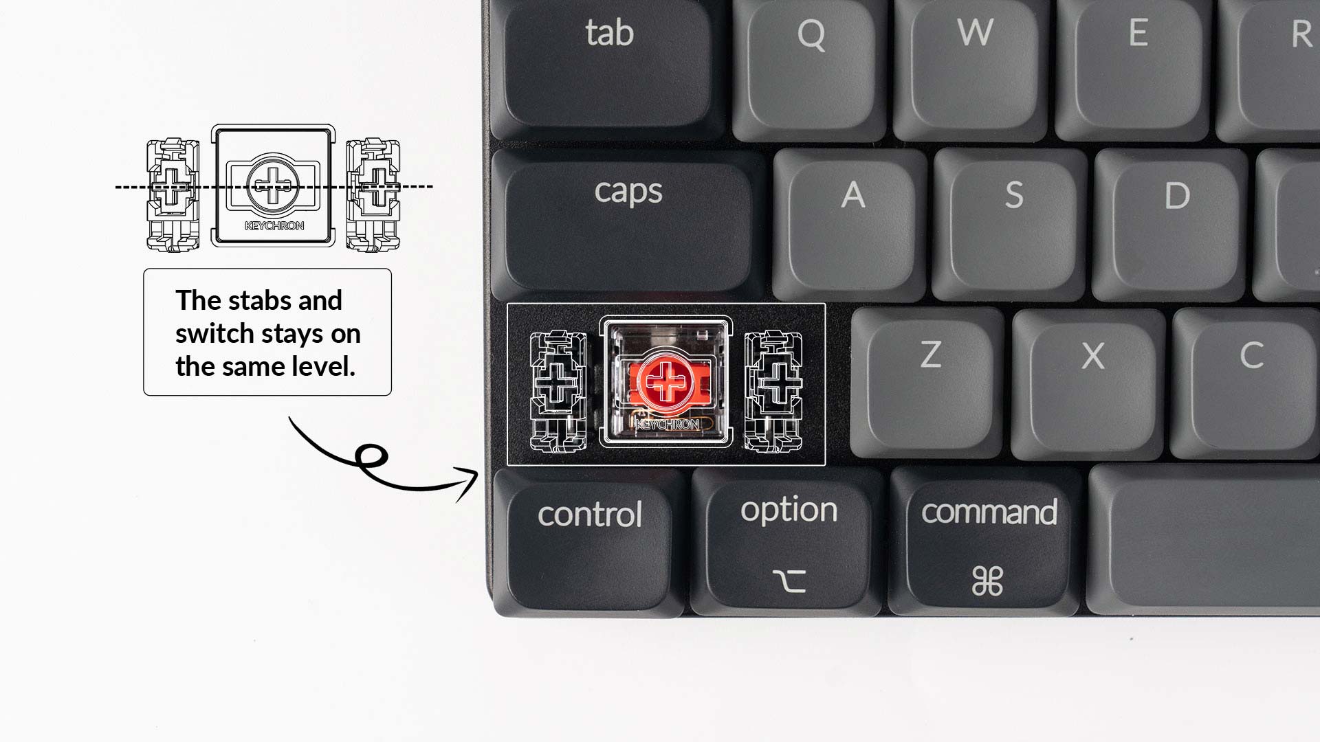 Klaviatūra KEYCHRON K3 RGB K3X-B3, juoda aprašymas - Prekės nuotrauka