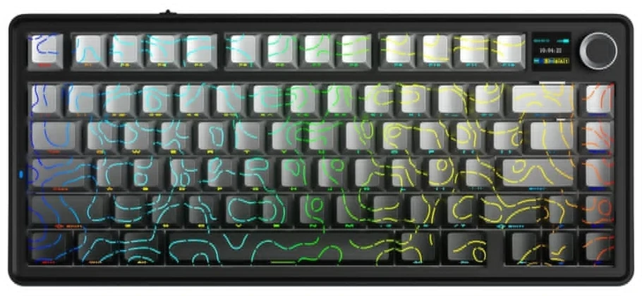 Klaviatūra Aula F75 MAX (Gradient Juodas Contour) - LEOBOG Reaper Switches
