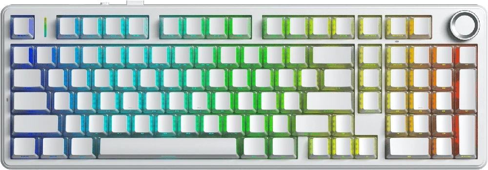 Klaviatūra Aula F99 PRO (Balta) - Silent Cotton Candy Switches