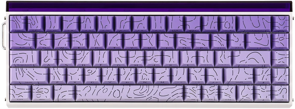 Klaviatūra Aula Hero 68 Magnetinė Hall Effect (Gradient Violetinė)