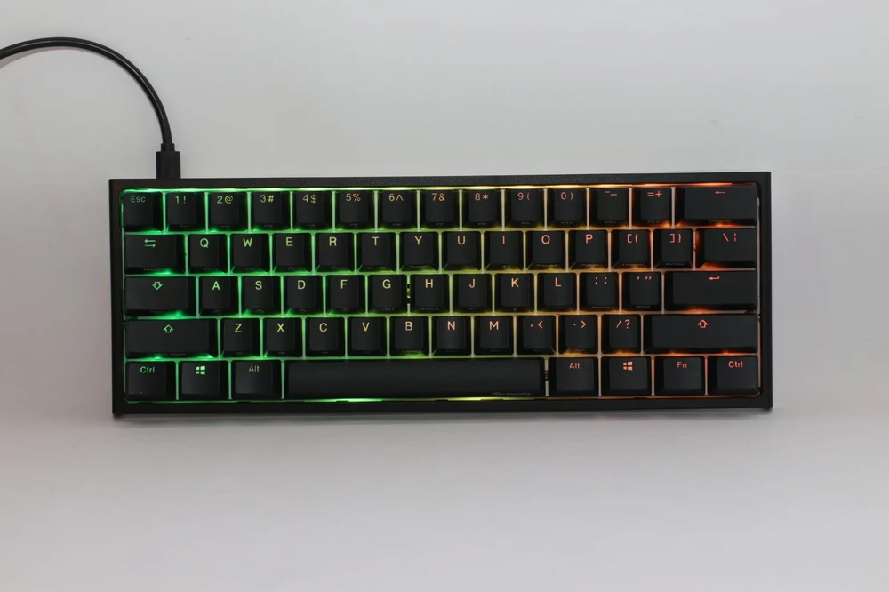 Mechaninė klaviatūra Ducky One 2 Mini RGB, PBT, MX Speed Sidabrinis, US išdėstymas