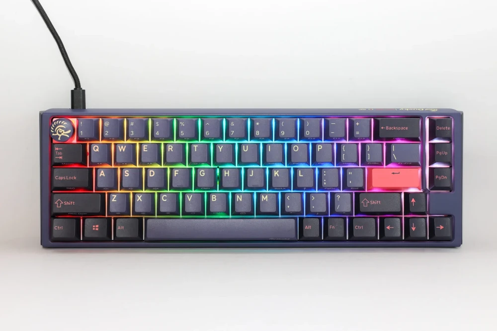 Ducky One 3 Cosmic Mėlyna SF žaidimų klaviatūra, RGB LED – MX-Raudona US išdėstymas