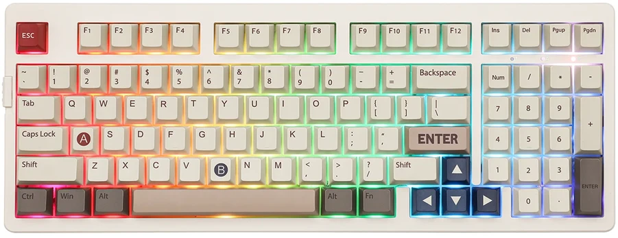 Klaviatūra Epomaker EK98 (Balta)