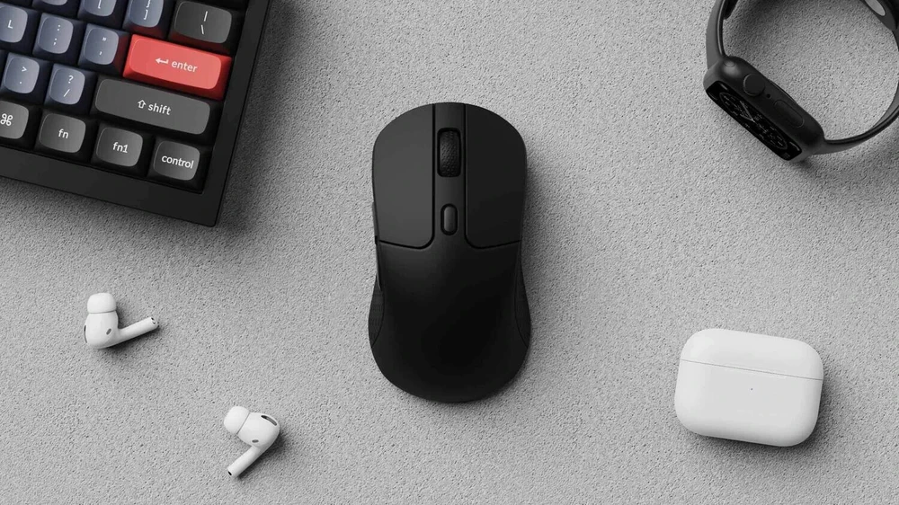 Belaidė žaidimų pelė Keychron M3 Wireless, Juoda