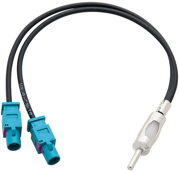 Automobilio antenos adapteris 2xFAKRA į DIN