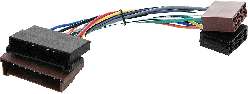 Automobilio adapteris FORD-ISO su spalvotais laidais