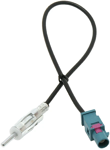 Automobilio antenos adapteris su DIN ir melsva jungtimi