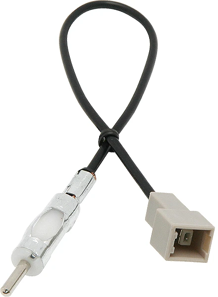 Antenos adapteris su metaline ir pilka jungtimi