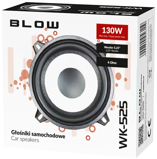 Blow Pūskite Garsiakalbis 130W WK525 4Ohm