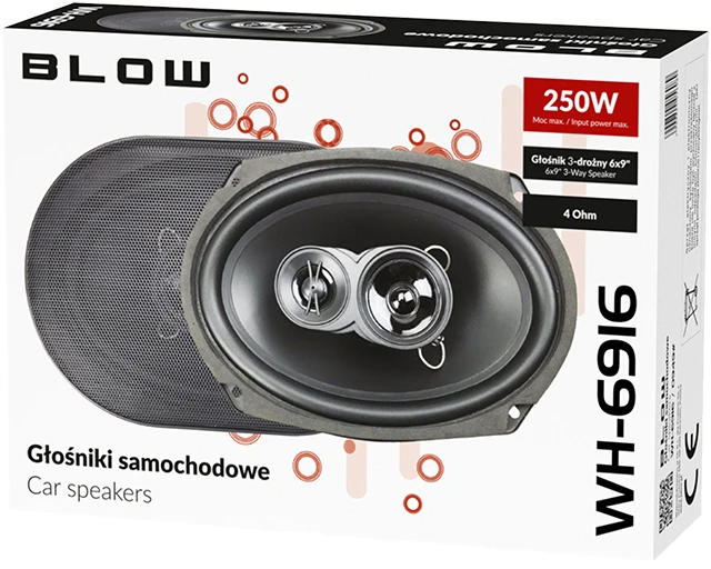 BLOW 0949# Automobilinis garsiakalbis BLOW WH-6916 6x9 3 krypčių