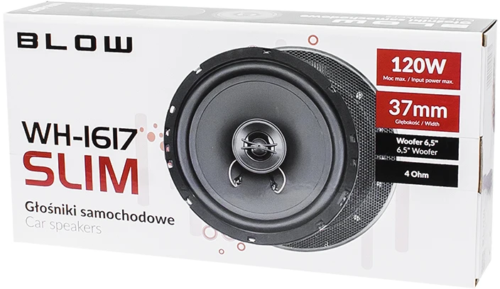 Blow Pūskite Garsiakalbis 120W WH-1617 SLIM 6.5"