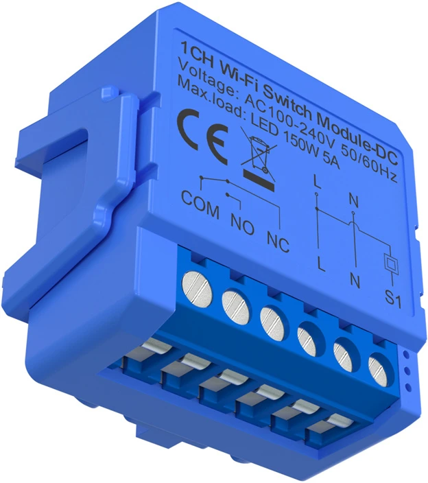 „Avatto WSM16-DC32V-1“ WiFi jungiklis 1 kanalo sausas kontaktas