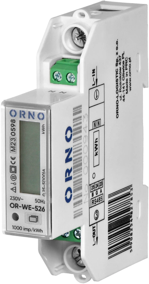 ELEKTROS ENERGIJOS SKAITIKLIS OR-WE-526 VIENFAZIS ORNO