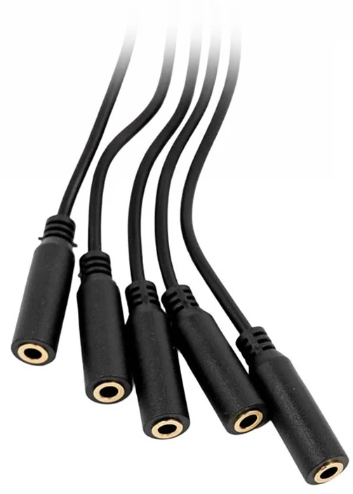 Shelly spliter 1 į 5 - 3.5mm jack (Priedas skirtas The Pill by Shelly)