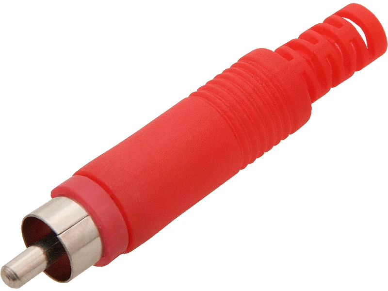 Blow Oem RCA kištukas (Cinch) raudonas HQ - 100vnt
