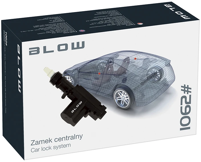 Blow Centrinis užraktas 1 valdiklis + 3 greitasis + valdiklis