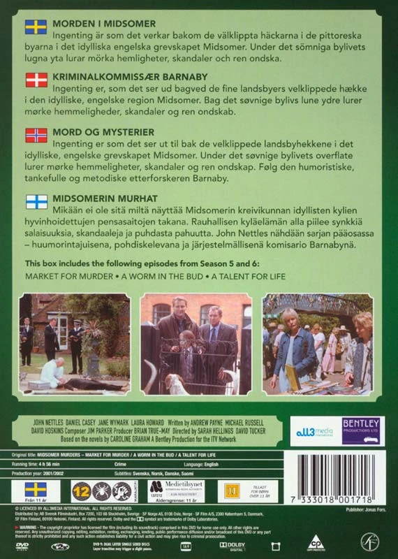 108 Midsomerio žmogžudystės: 8 dėžė (DVD)