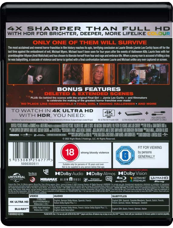 110 „Helovino pabaiga: specialusis leidimas“ (4K UHD ir „Blu-ray“)