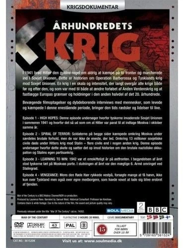 110 Šimtmečio karas (3 DVD rinkinys)