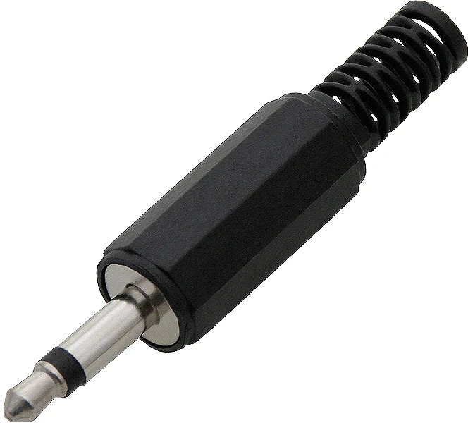 3.5 mm mono kištukas su spyruokle