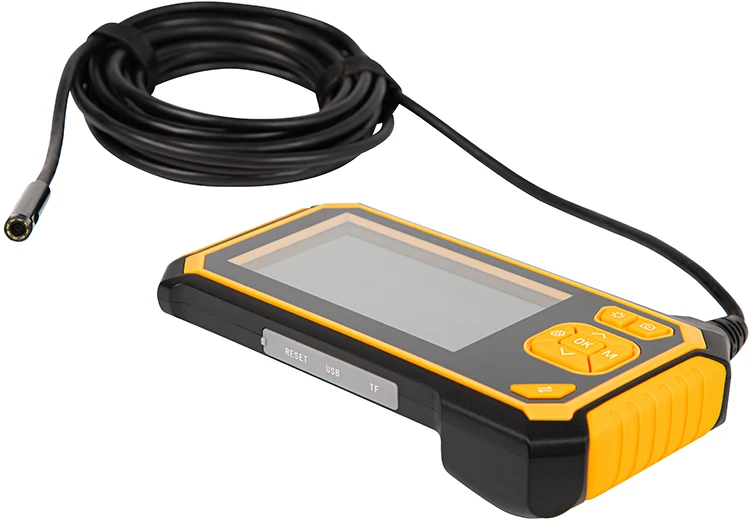Blow Endoskopinė vieno objektyvo kamera 8 mm 5 m LCD 4.3 colio