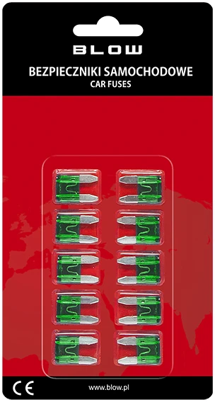 Blow Oem MINI automobilinis saugiklis 30A - 10vnt