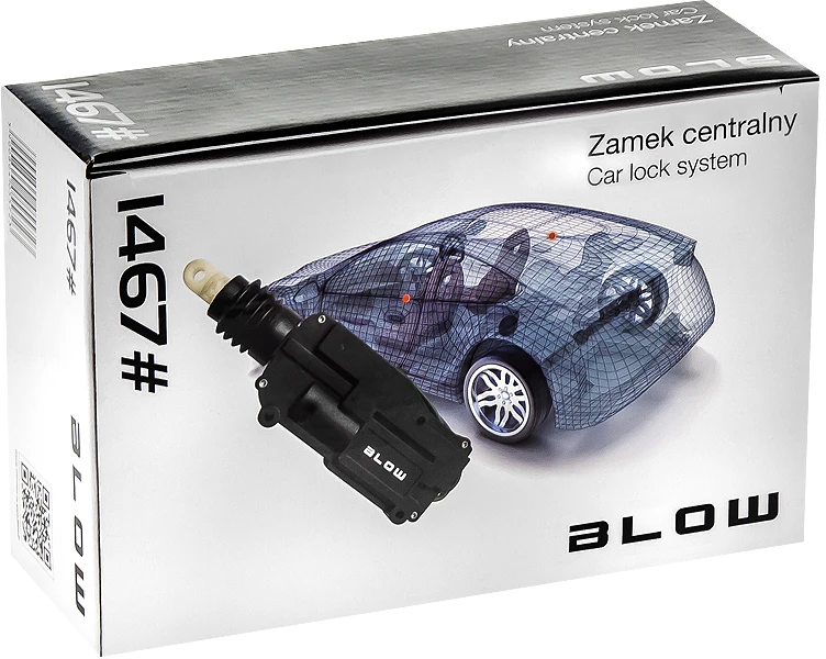 Blow Centrinis užraktas 1 valdiklis + 3 exec + valdiklis