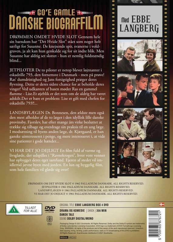 148 Ebbe Langberg - Geri seni danų kino filmai, 4 DVD dėžutė