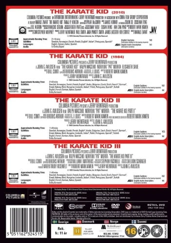 148 „Karate Kid“ kolekcija (4 filmai) – DVD