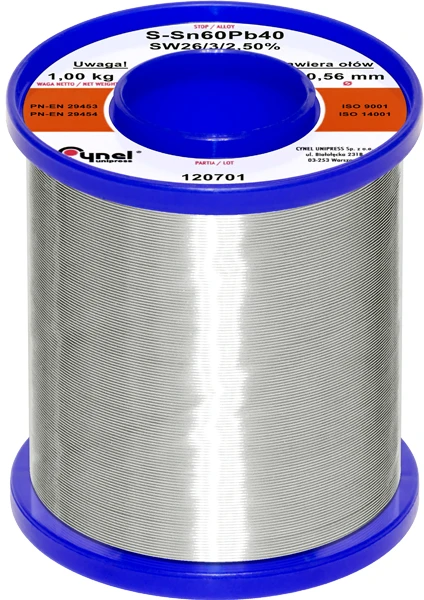 Blow Lydmetalis su fliusu CYNEL LC60-SW26 0.56mm 1kg