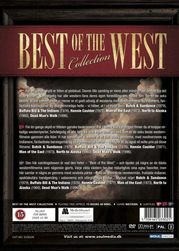 150 „Best of the West“ (7 diskų) – DVD – John Wayne, Terence Hill, Tom Berenger, Paul Newman ir daugelis kitų