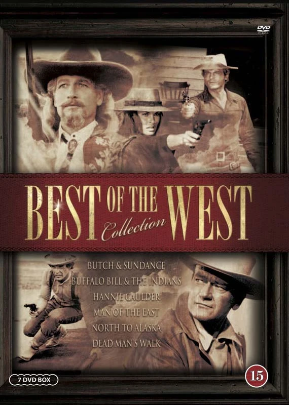 150 „Best of the West“ (7 diskų) – DVD – John Wayne, Terence Hill, Tom Berenger, Paul Newman ir daugelis kitų
