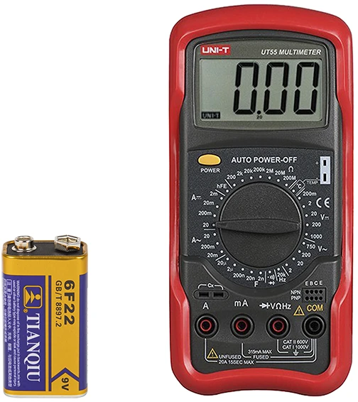 Blow Multimetras UT55 UNI-T