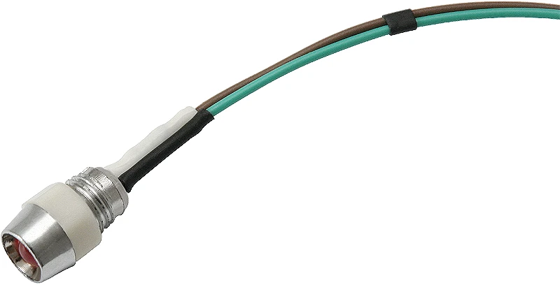 1629# 5 mm LED (raudonas mirksintis 12 V) indikatorius su laidu