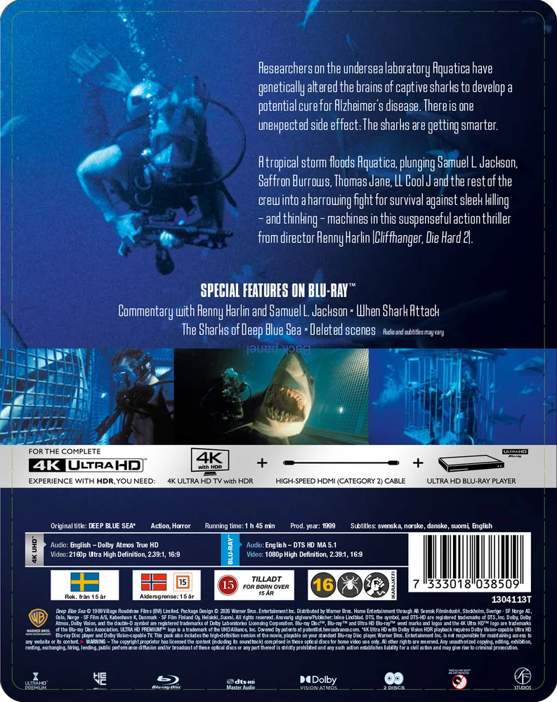 164 Giliai mėlyna jūra (RIBOTO LEIDIMO „Steelbook“) (4K „Ultra HD“ + „Blu-ray“)