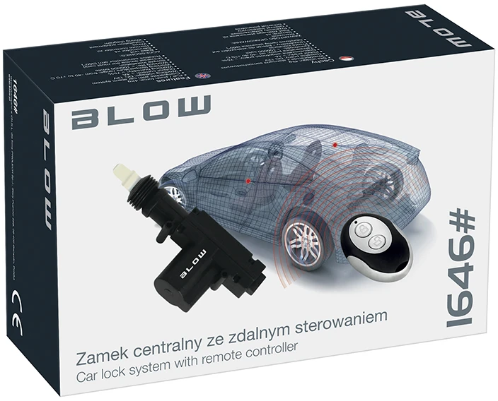 Blow centrinis užraktas + pultelis
