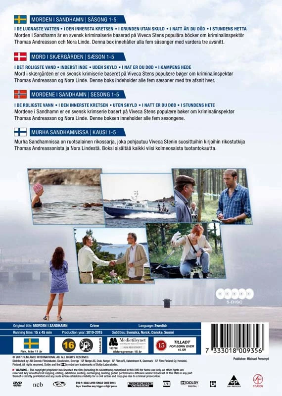 175 Sandhamno žmogžudystės: 1–5 sezonai (5 diskų) – DVD