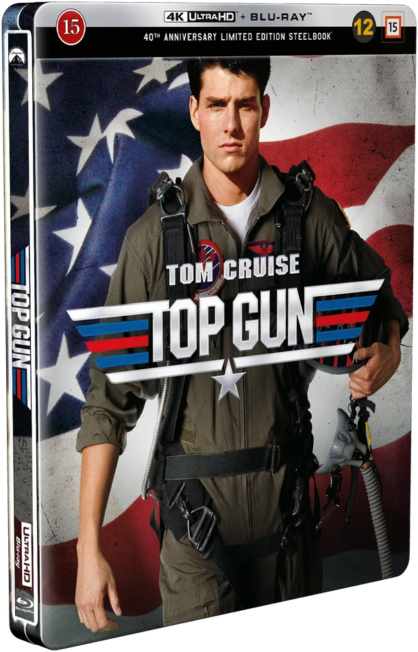 175 „Top Gun“ 40-mečio jubiliejaus 2 diskų „Steelbook“ (4K UHD + BD)